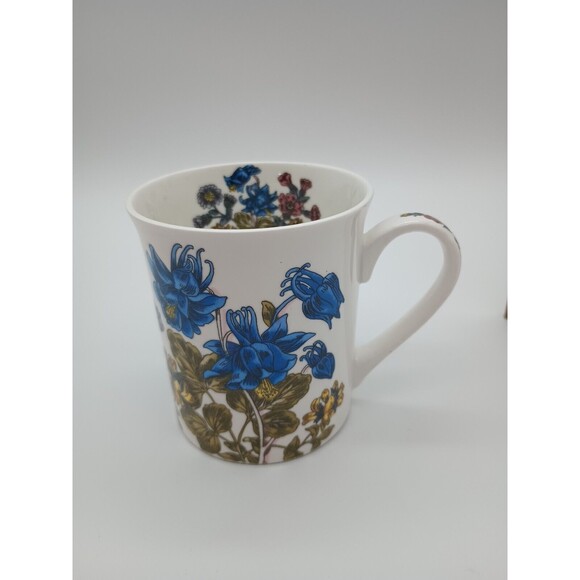 Beautiful Floral Botanical Mug Bone China - Picture 1 of 8